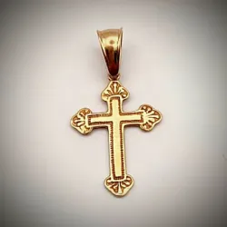 Dije Original 10K De Crucifijo