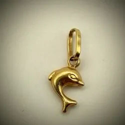 Dije Original 10K en Releve en forma de Delfín 🐬