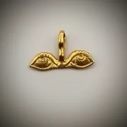 Dije Original 14K De ojitos como unas gafas