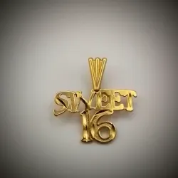 Dije Original 14K significa el número 16