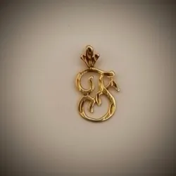 Dije Original 14K Símbolo de Música