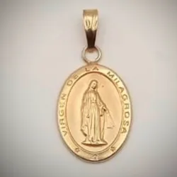 Dije Original 14K Virgen De los Milagros