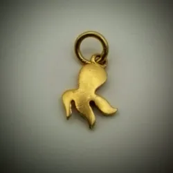 Dije Original 18K en Forma de Pulpo Macizo