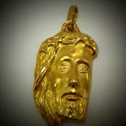 Dije Rostro En Relieve de Jesucristo