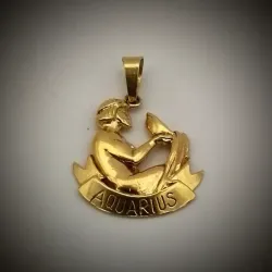 Dije Simboliza signo zodiacal Acuario