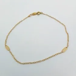 Guillo con chapitas intermedias 18K