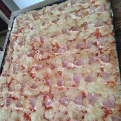 Pizza extra de jamón 