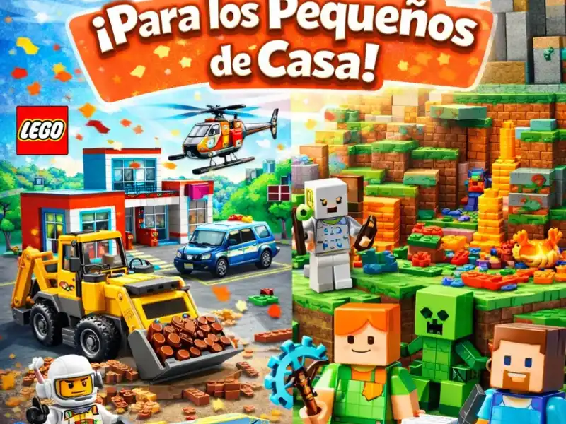 Sets de LEGO y Minecraft 