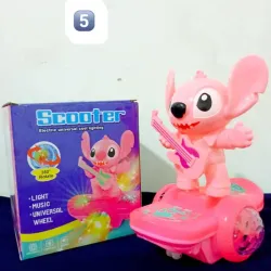 💓 ANGEL STITCH SOBRE PATINETA DE LUCES🚀