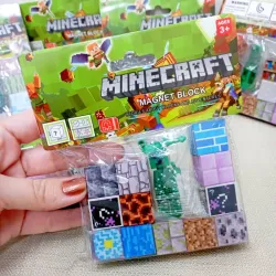 Bolsa Minecraft bloques magnéticos