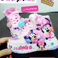 BOTAS MINNIE DETALLES ROSA Y LILA*🩷💕 Alumbran🌟