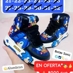 BOTAS SONIC 🌟Alumbran