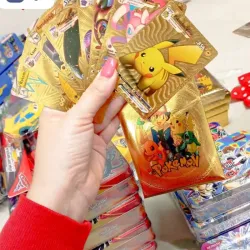 Cartas de POKÉMON IMPORTADAS DORADAS PVC