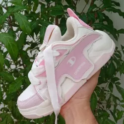 Champion Blanco y rosa