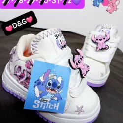 DOLCE & GABBANA STITCH ANGEL SUELA MORADA 🎀🩷💜 Alumbran🌟