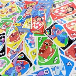 JUEGO CARTAS UNO CLÁSICA TEMÁTICA LILO Y STITCH