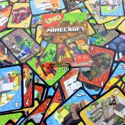 JUEGO CARTAS UNO CLÁSICA TEMÁTICA MINECRAFT