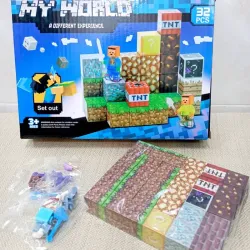 Lego Mi WORLD Minecraft con bloques magnéticos🧲 32 piezas