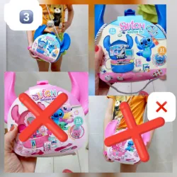 Maletica plástica Stitch  🩵La azul viene con accesorios de médico 🩷La rosa viene con accesorios de belleza  