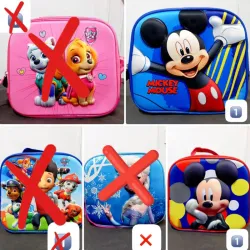 MERENDEROS TÉRMICOS INFANTILES  SUELTOS* 🎒🌈👧👦  Diseño en 3D