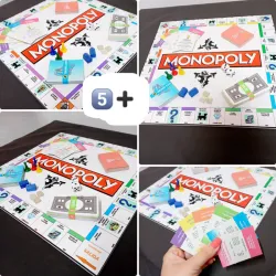 MONOPOLIO CLÁSICO DE PVC 35X35