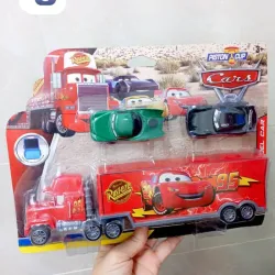 Rastras Cars + 2 carritos