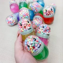 Slime con bolitas