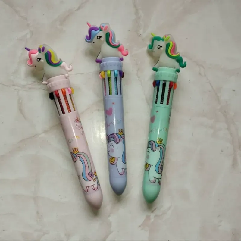 Lapicero de 10 colores (unicornio 🦄)
