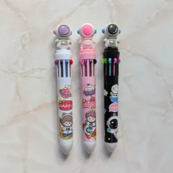 Lapiceros de 10 colores astronauta 