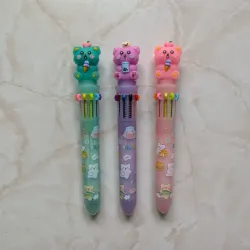 Lapiceros de 10 colores de osito