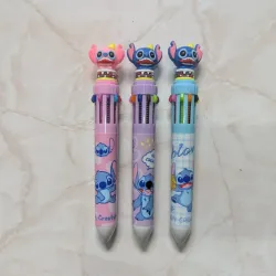 Lapiceros de 10 colores de Stitch