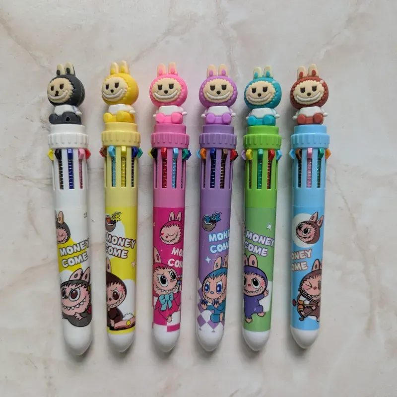 Lapiceros de 10 colores (Labubu)