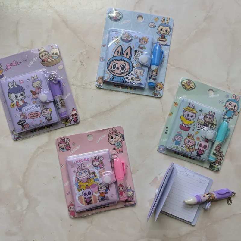 Libretas con lapicero de Labubu 
