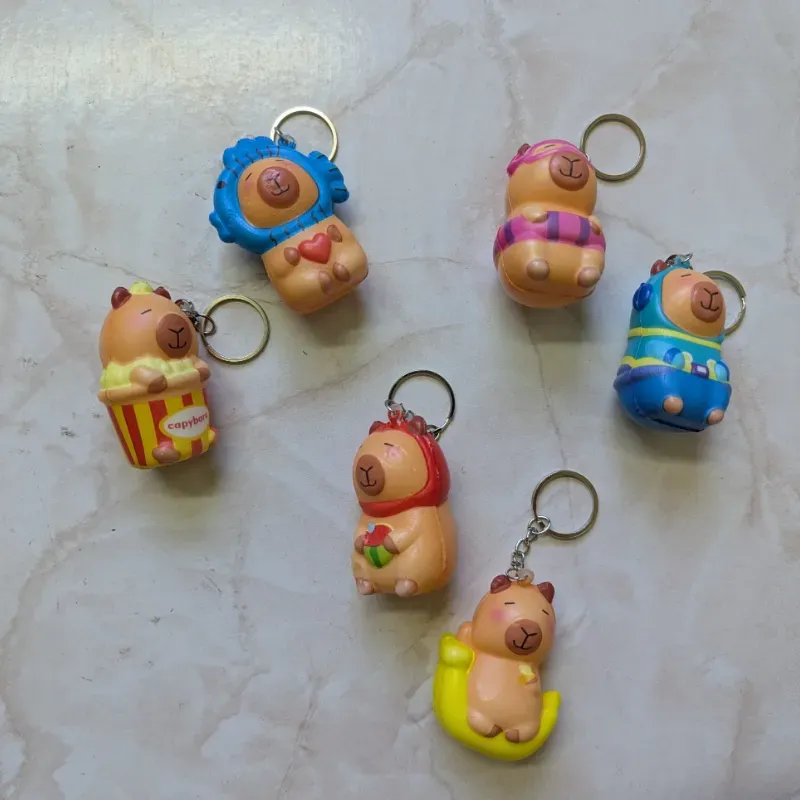 Llaveros de capibara 