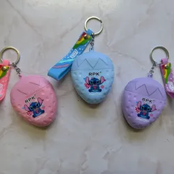 Llaveros de Stitch con pomitos de crema