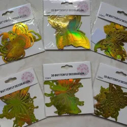 Mariposas decorativas en 3D