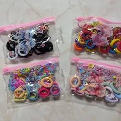 Paquetes de felpas, ligas y pellizcos