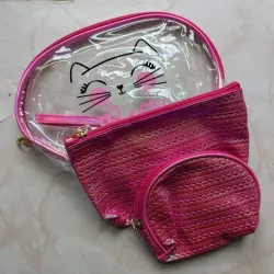 Set de cosmetiquera de 3 piezas