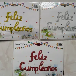 Set de Feliz cumpleaños