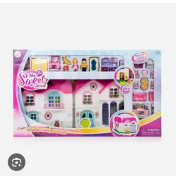 Casa para muñecas con luz, sonido y accesorios