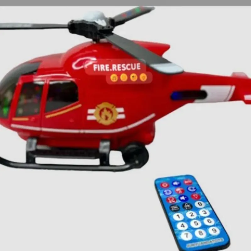 Helicóptero con luz sonido y movimiento 