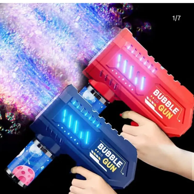 Pistola de burbujas 