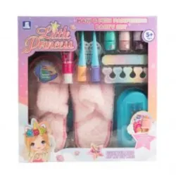 Set de spa para niñas con pantuflas 