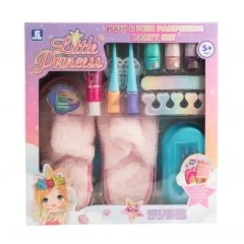 Set de spa para niñas con pantuflas 