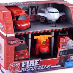 Set equipo bomberos 5 vehiculos
