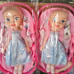 Muñeca Frozzen 2 en 1 Cuna y Mecedora