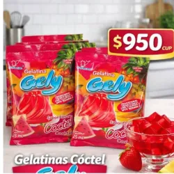 Gelatina 125ml 8 porciones