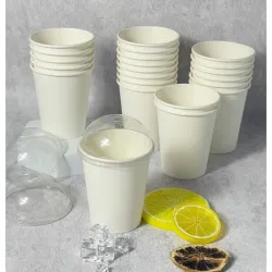 Vaso biodegradable 12oz (tapa cúpula)