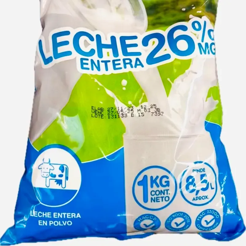 Leche en polvo de 1 Kilogramo 