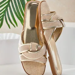 Sandalias doradas